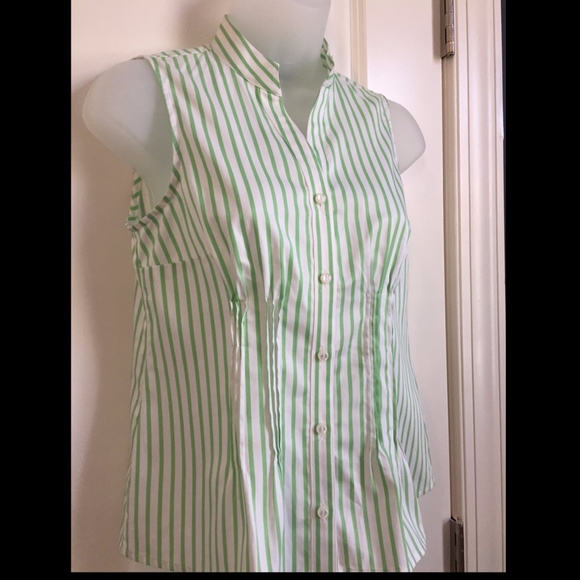 NWOT! Jones New York Sleeveless Button Down Blouse - Picture 1 of 7